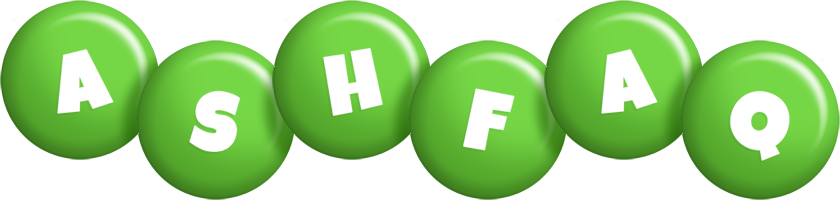 Ashfaq candy-green logo