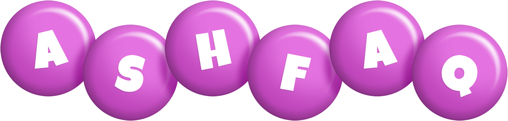 Ashfaq candy-purple logo