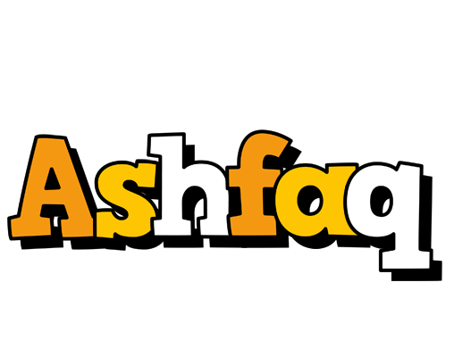 Ashfaq cartoon logo