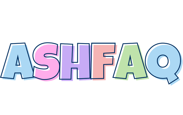 Ashfaq pastel logo