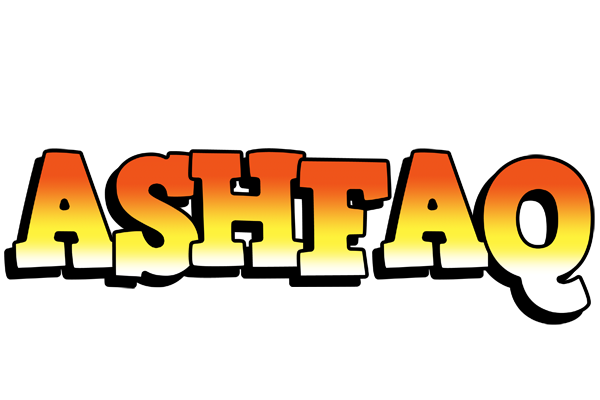 Ashfaq sunset logo