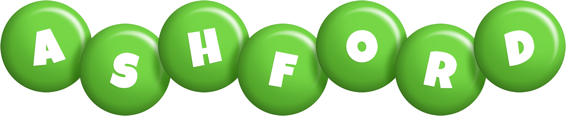 Ashford candy-green logo