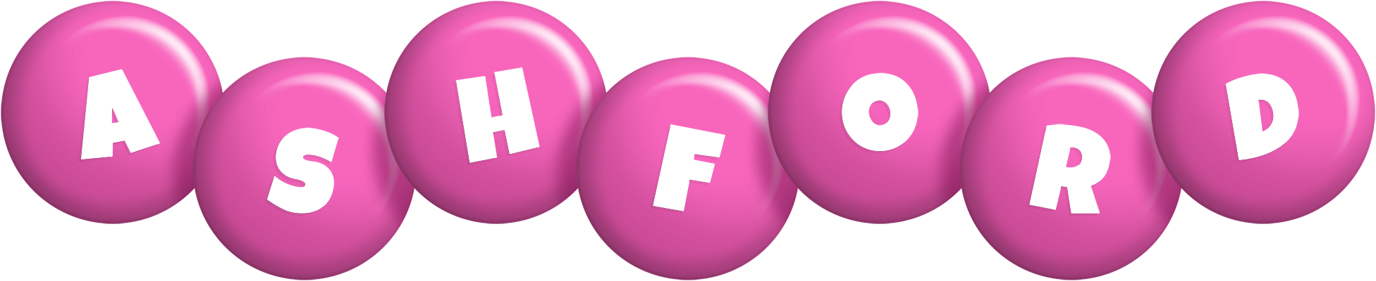 Ashford candy-pink logo