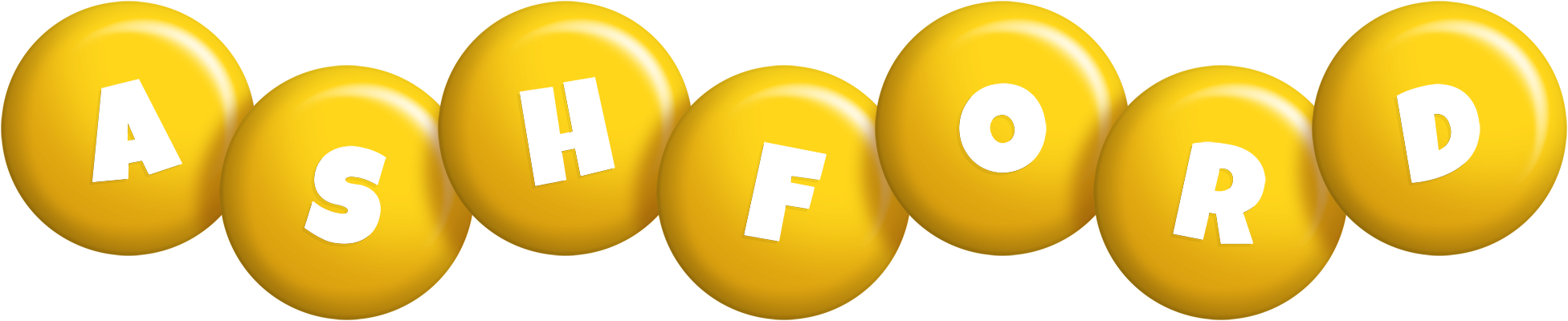 Ashford candy-yellow logo