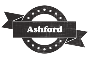 Ashford grunge logo