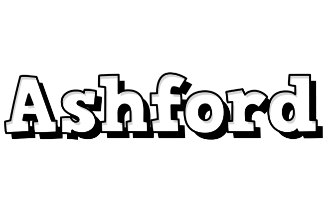 Ashford snowing logo