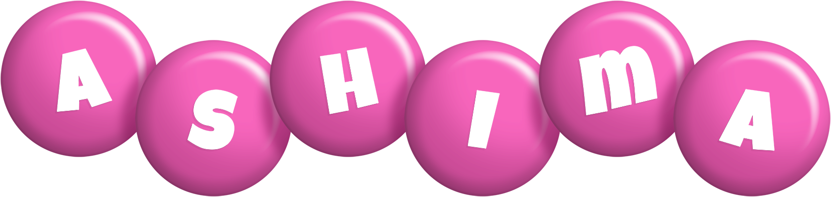 Ashima candy-pink logo