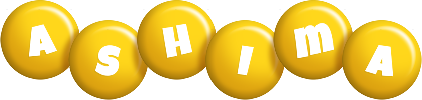 Ashima candy-yellow logo