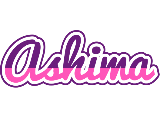 Ashima cheerful logo