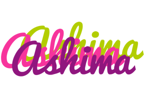 Ashima flowers logo