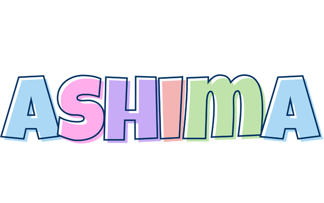 Ashima pastel logo