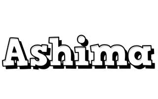 Ashima snowing logo