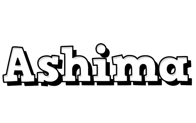 Ashima snowing logo