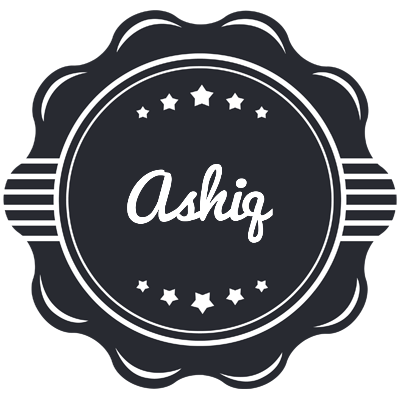 Ashiq badge logo