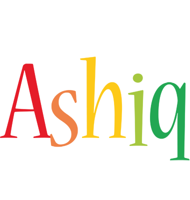 Ashiq birthday logo