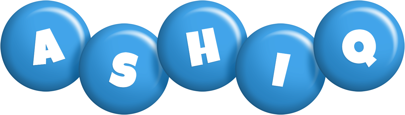 Ashiq candy-blue logo