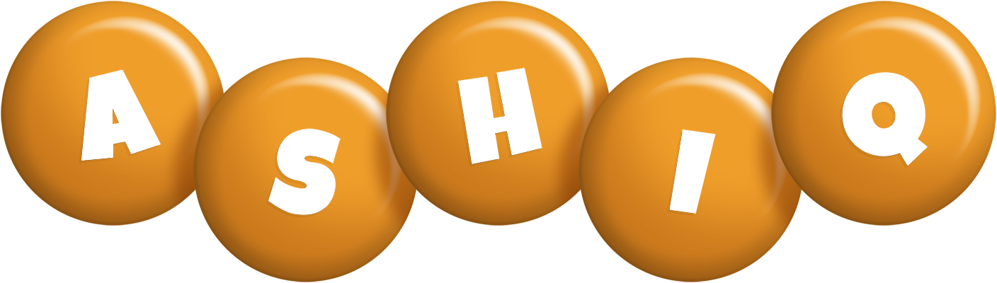 Ashiq candy-orange logo