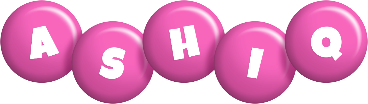 Ashiq candy-pink logo