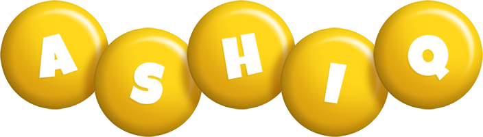 Ashiq candy-yellow logo