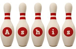 Ashis bowling-pin logo