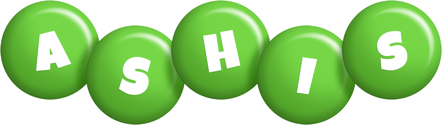 Ashis candy-green logo