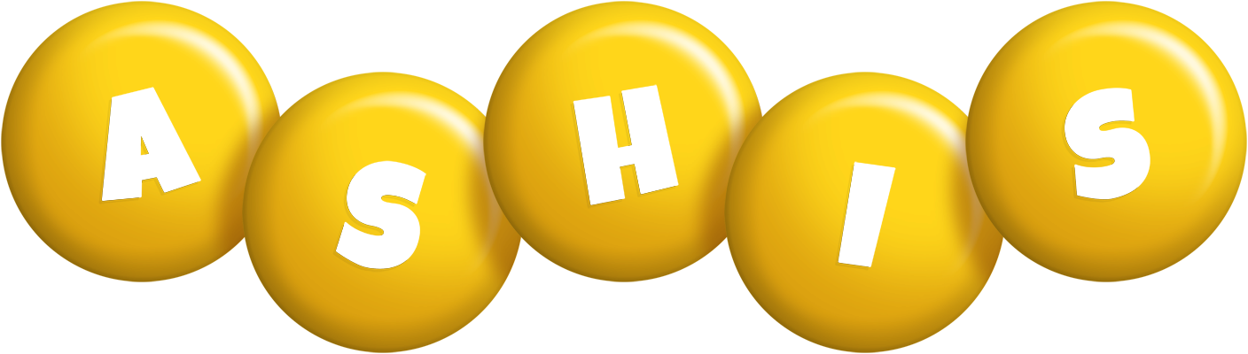 Ashis candy-yellow logo
