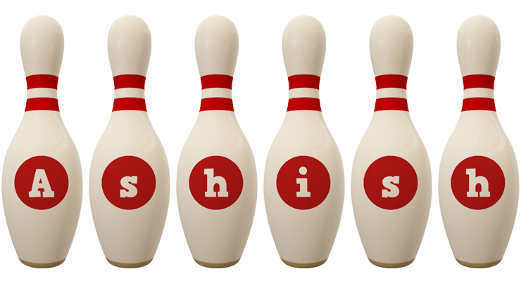 Ashish bowling-pin logo