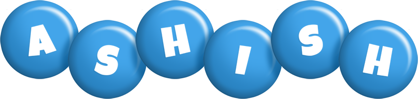 Ashish candy-blue logo