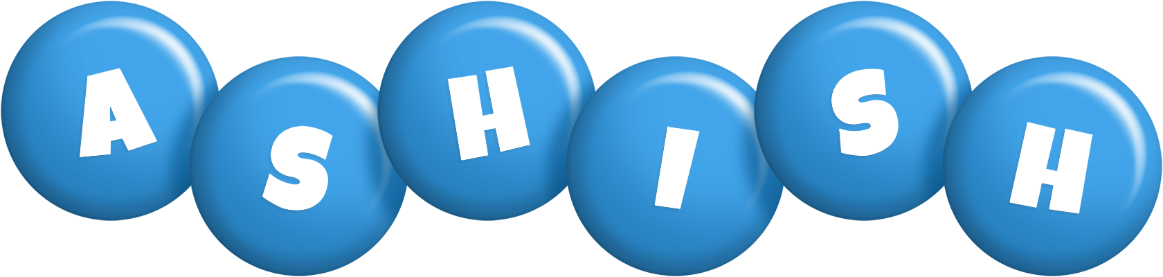 Ashish candy-blue logo