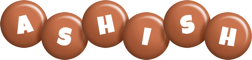 Ashish candy-brown logo