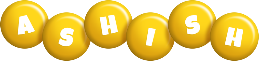 Ashish candy-yellow logo
