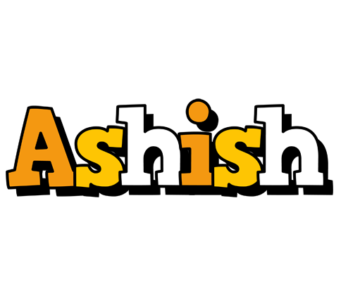 Ashish cartoon logo