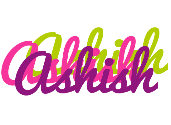 Ashish flowers logo