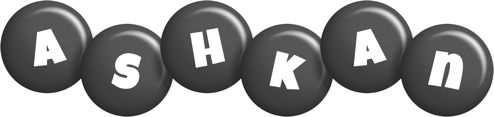 Ashkan candy-black logo