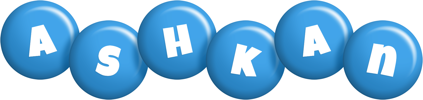 Ashkan candy-blue logo
