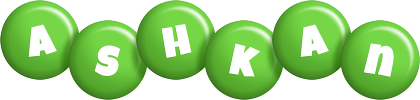 Ashkan candy-green logo