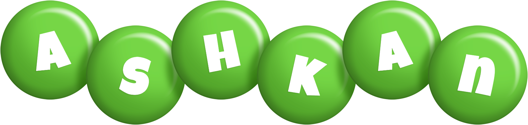 Ashkan candy-green logo