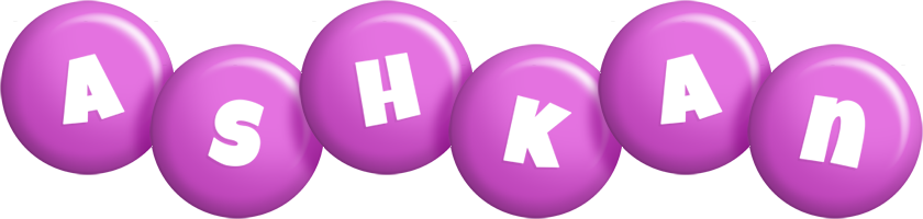 Ashkan candy-purple logo