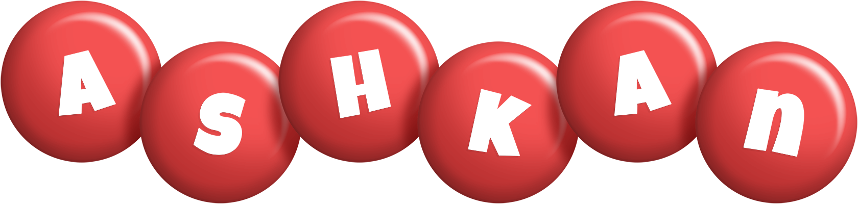 Ashkan candy-red logo