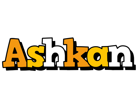 Ashkan cartoon logo