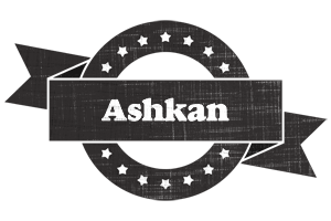 Ashkan grunge logo