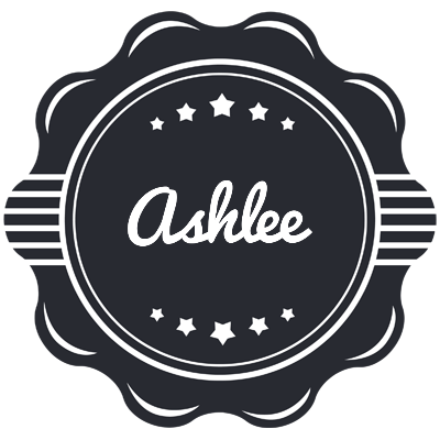 Ashlee badge logo