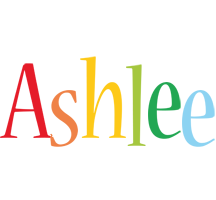 Ashlee birthday logo