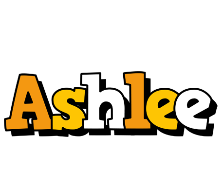 Ashlee cartoon logo