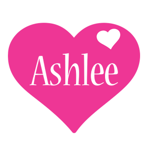 Ashlee love-heart logo