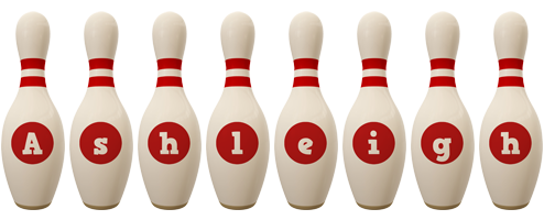 Ashleigh bowling-pin logo
