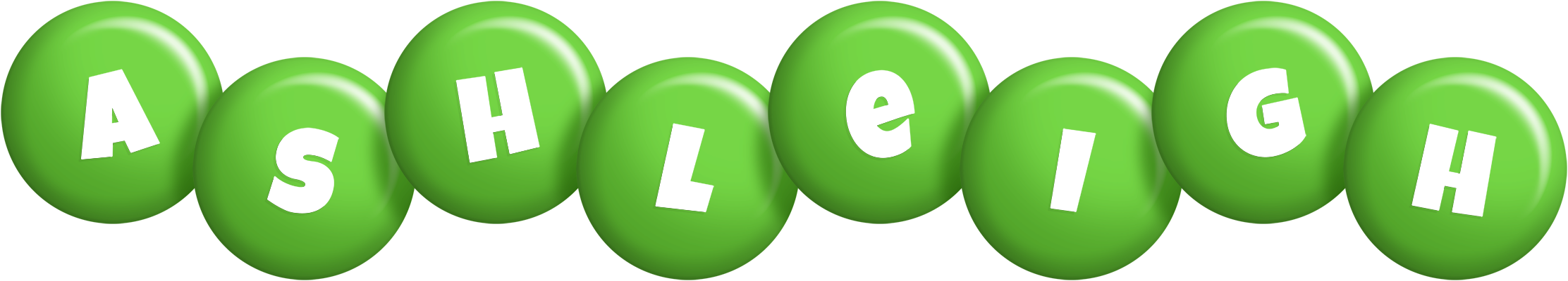 Ashleigh candy-green logo