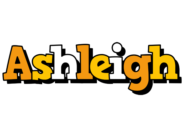 Ashleigh cartoon logo
