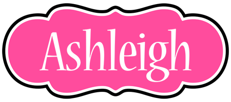 Ashleigh invitation logo