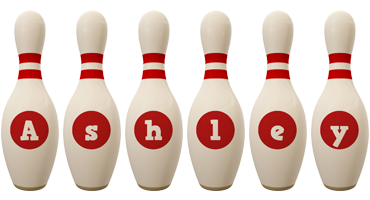 Ashley bowling-pin logo